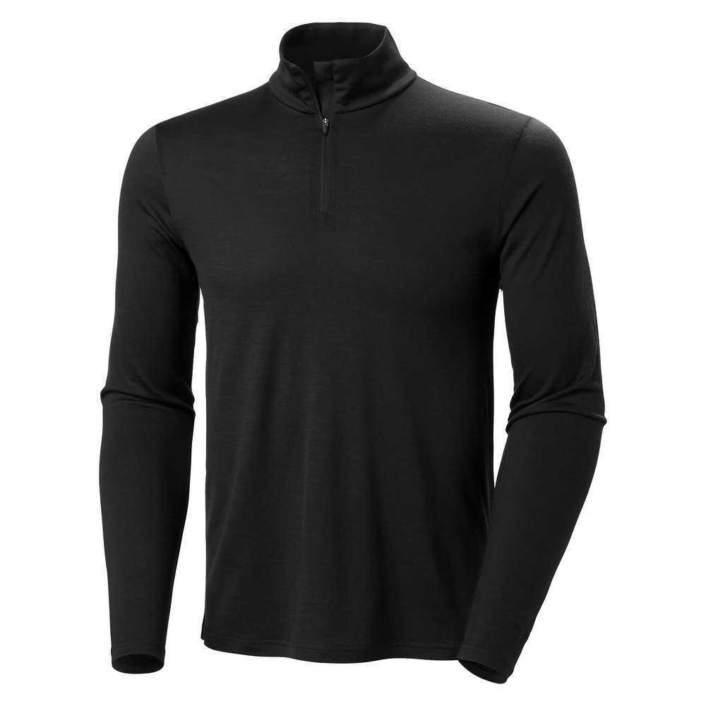 Купить Helly hansen 49500_990-L Базовый слой с длинным рукавом Merino Черный Black L 7ft.ru в интернет магазине Семь Футов