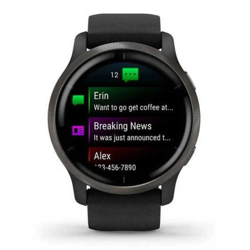 Купить Garmin R-12965231-010-02430-11 Reloj Venu 2 reacondicionado Черный  Black 7ft.ru в интернет магазине Семь Футов