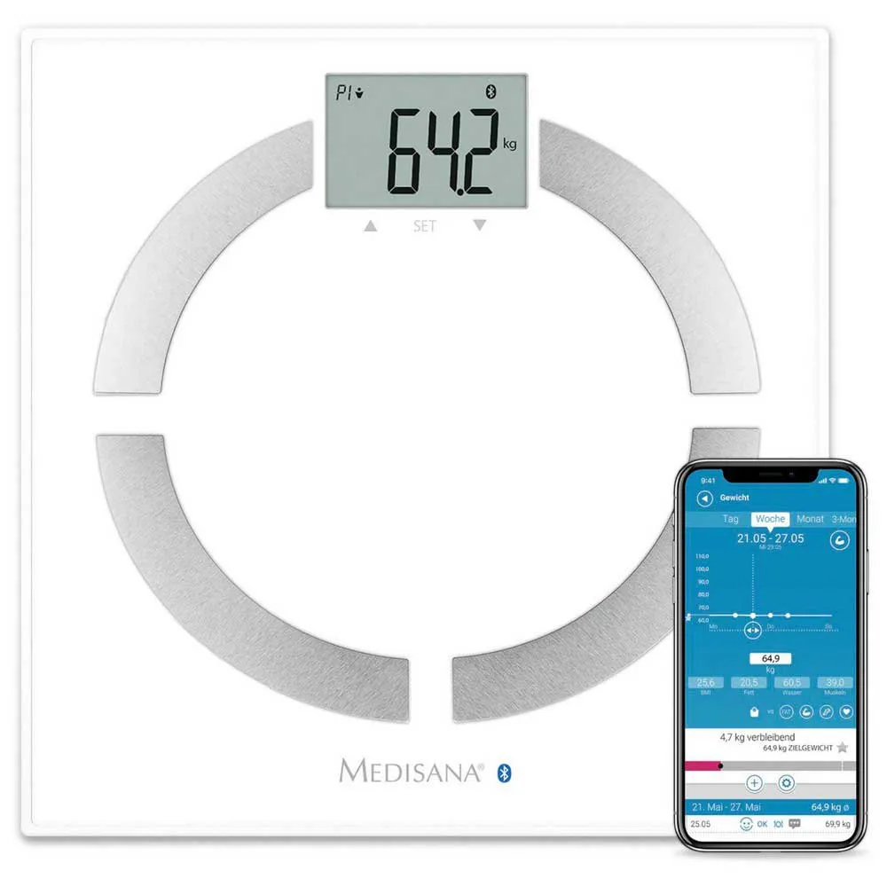 Купить Medisana 40444 Весы BS 444 Max 180kg White 32x32x5 7ft.ru в интернет магазине Семь Футов