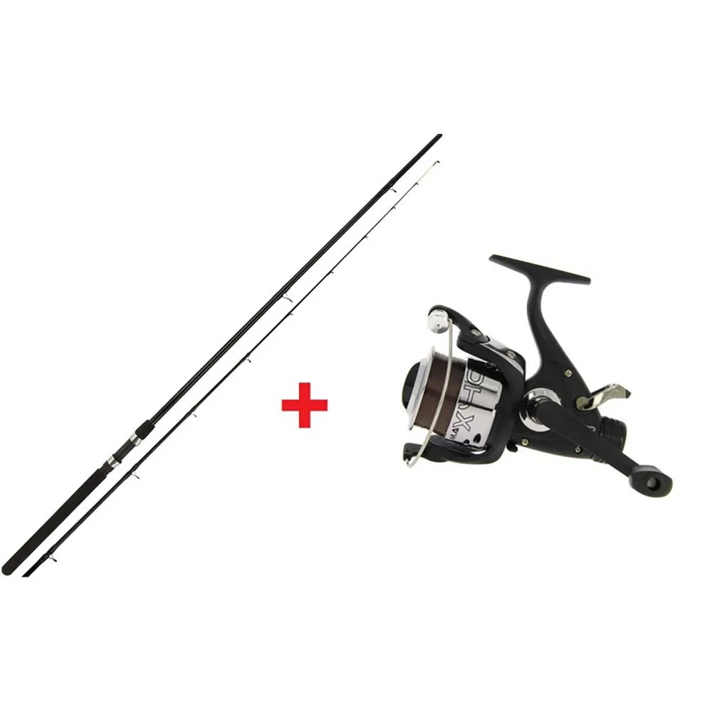Купить Angling pursuits ap-fr-f-feeder-max Комбо для ловли карпа Feeder Max Max40 Black / Silver 120x15x15 3 m 7ft.ru в интернет магазине Семь Футов