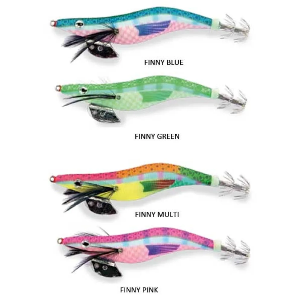 Купить Lineaeffe 5093330 Кальмарница Fin Flare Finny 3.0 90 mm Multicolour 7ft.ru в интернет магазине Семь Футов