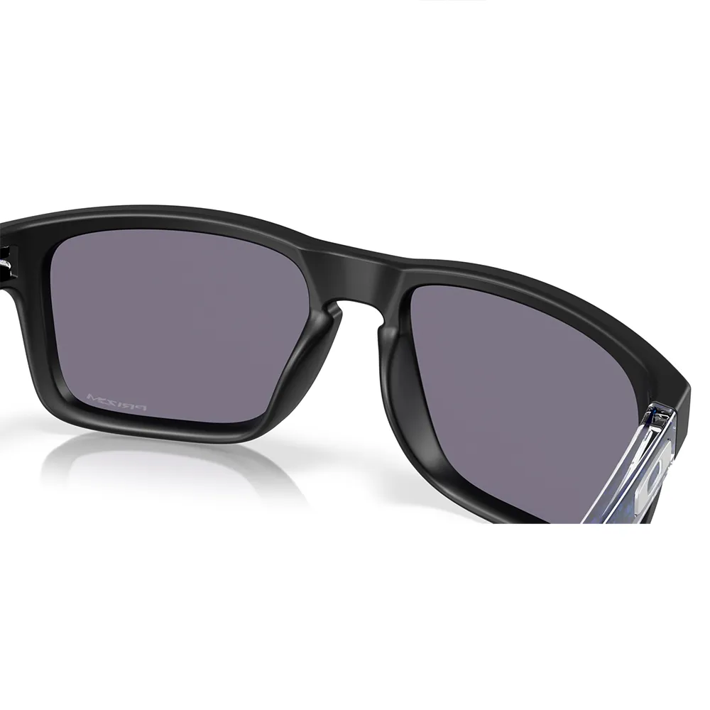 Купить Oakley OO9102-Z355-57 Солнцезащитные очки Holbrook Бесцветный Matte Black Matte Prizm Grey/CAT3 7ft.ru в интернет магазине Семь Футов