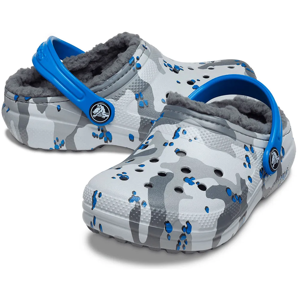 Купить Crocs 207323-0ef-c5 Деревянные башмаки Classic Lined Camo Light Grey / Camo 35x25x15 EU 20 7ft.ru в интернет магазине Семь Футов