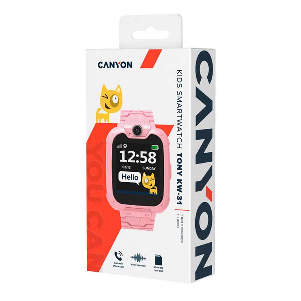 Купить Canyon CNE-KW31RR KW-31 Умные часы  Pink 7ft.ru в интернет магазине Семь Футов