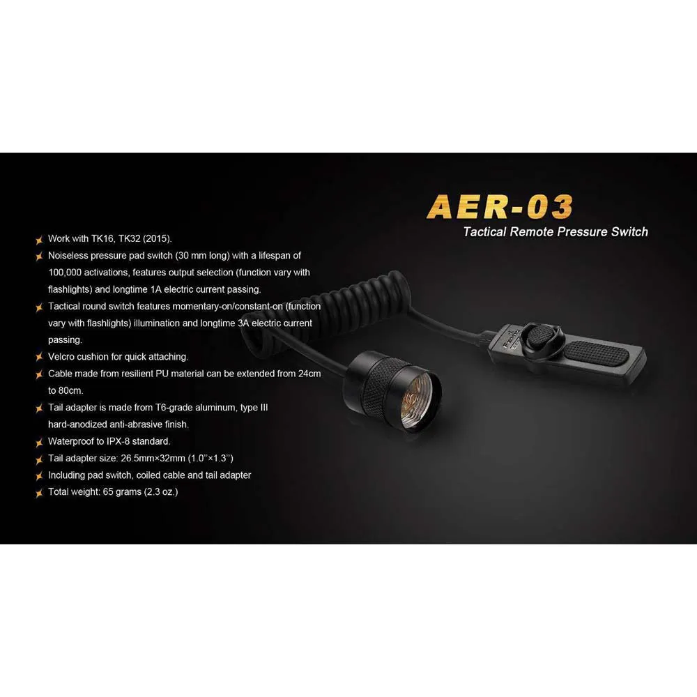 Купить Fenix aer-03 Удалённое давление AER 03 Black 20x14x3 7ft.ru в интернет магазине Семь Футов