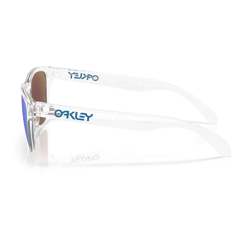 Купить Oakley OO9508-0153 Солнцезащитные очки Frogskins s Polished Clear / Polished Clear Prizm Sapphire/CAT3 7ft.ru в интернет магазине Семь Футов