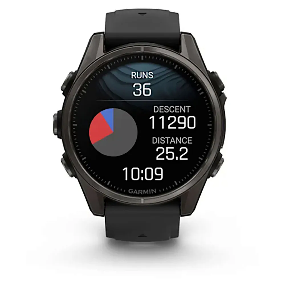 Купить Garmin 010-02903-21 Часы Fenix 8 43 mm Amoled Sapphire  Black / Carbon Gray DLC Titanium 7ft.ru в интернет магазине Семь Футов