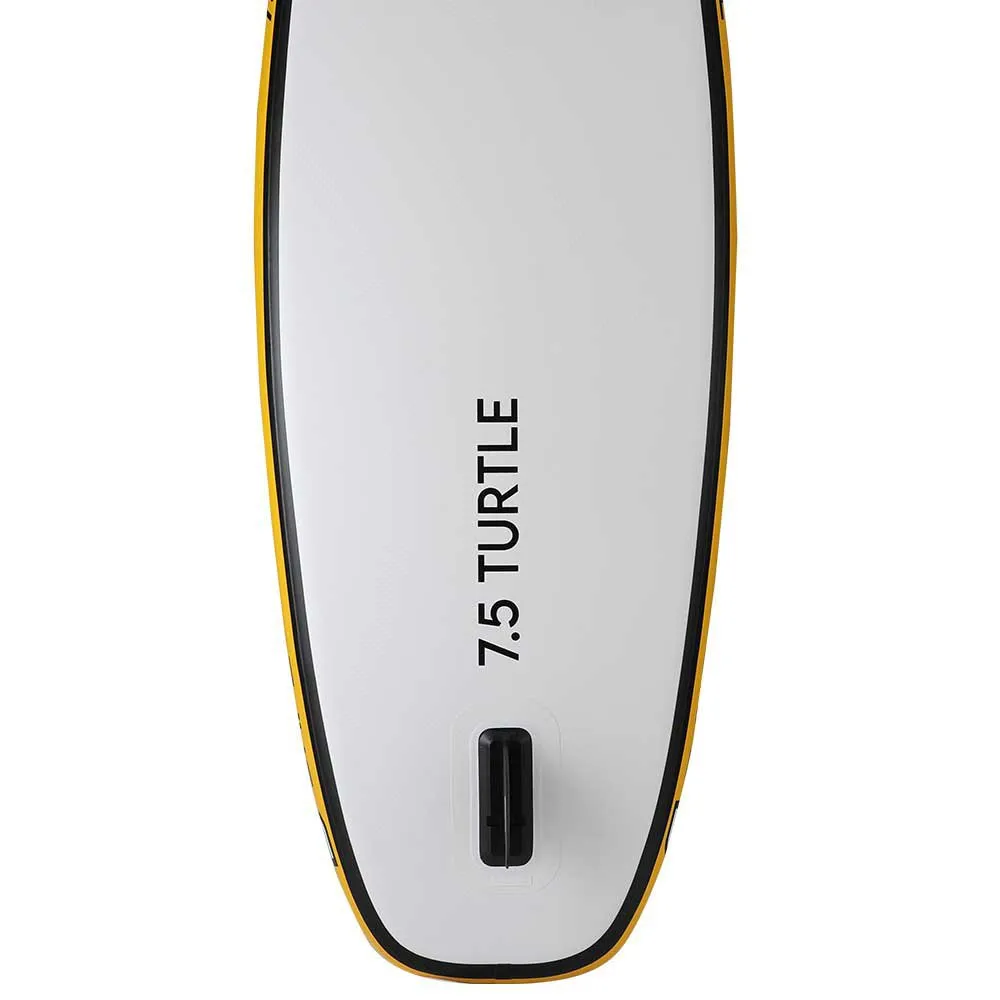 Купить Safe waterman hc100.020 Надувной комплект для падлбординга Turtle Fly 7´5´´ White / Yellow 132x56x35 226.1 cm 7ft.ru в интернет магазине Семь Футов