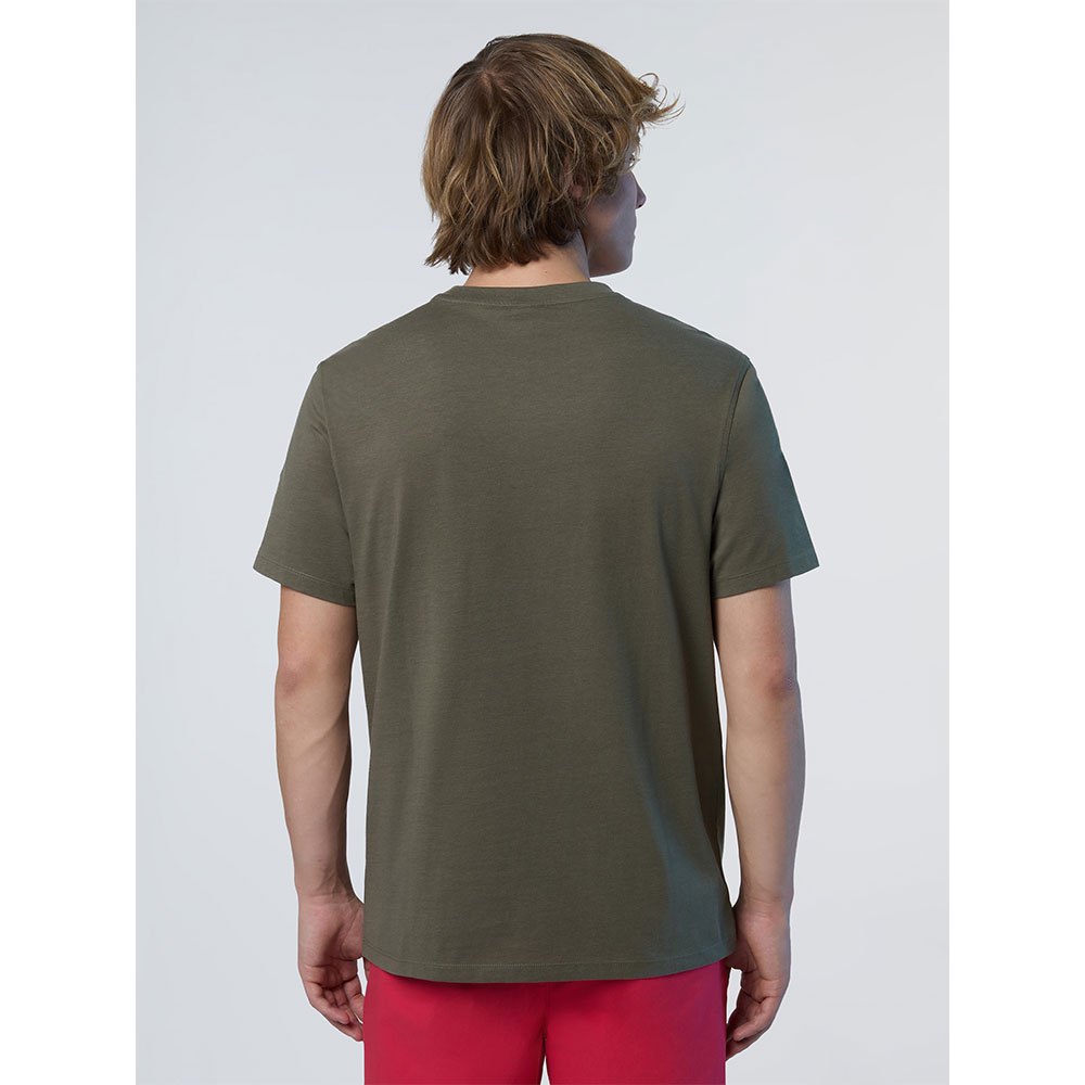 Купить North sails 692974-0441-XS Футболка с коротким рукавом Comfort Fit Зеленый Dusty Olive XS 7ft.ru в интернет магазине Семь Футов