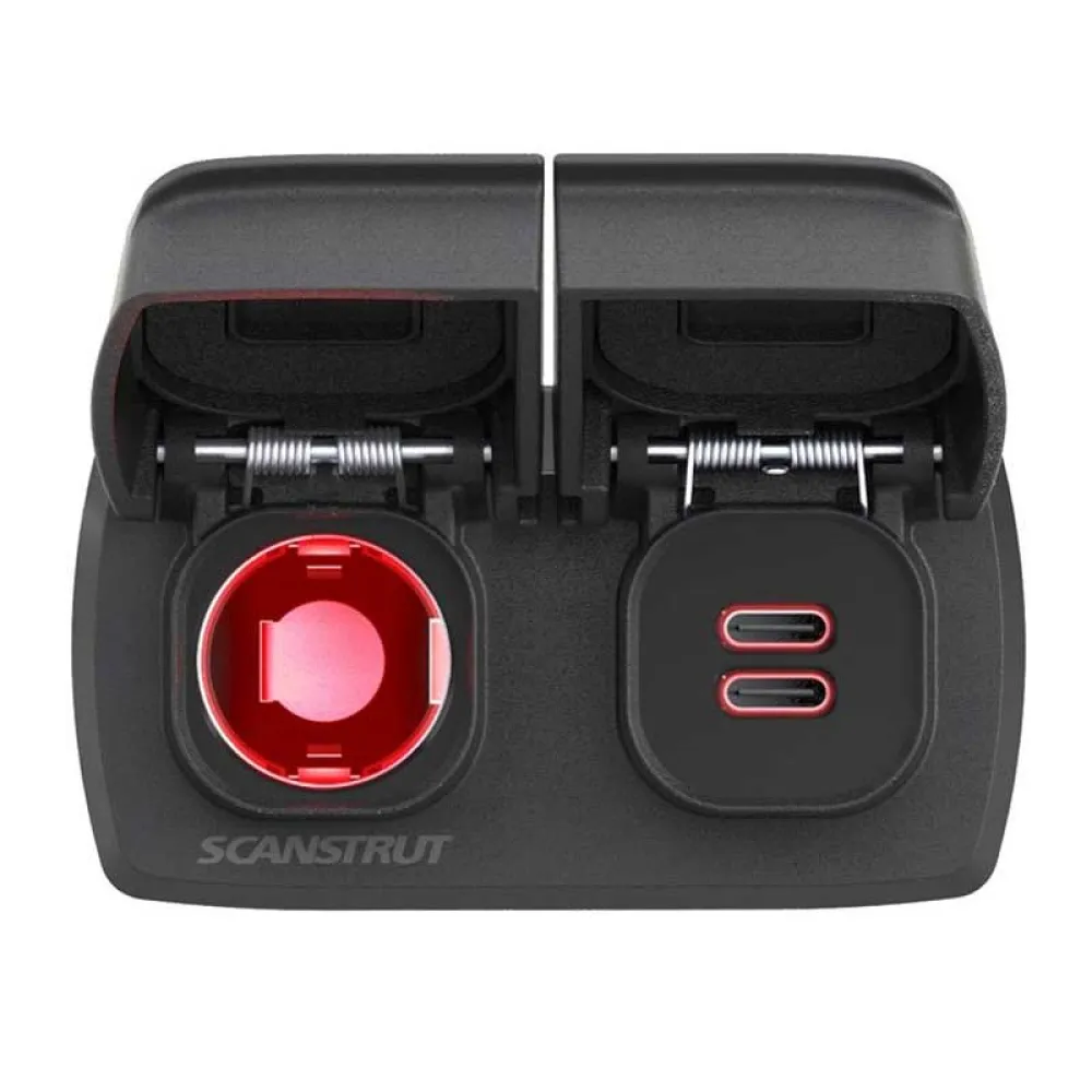 Купить Scanstrut SC-MULTI-F1 коннектор Flip Pro Multi 12V  Black 7ft.ru в интернет магазине Семь Футов