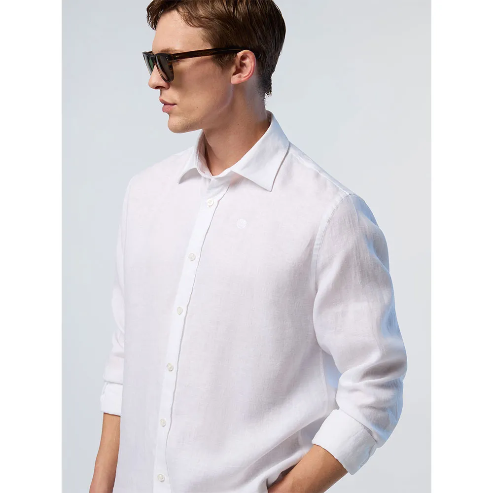 Купить North sails 664368-0101-L Рубашка с длинным рукавом 664368 Бежевый White L 7ft.ru в интернет магазине Семь Футов