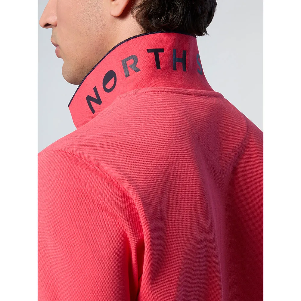 Купить North sails 692452-0194-XXL Поло с короткими рукавами Striped In Contrast Красный Geranium 2XL 7ft.ru в интернет магазине Семь Футов