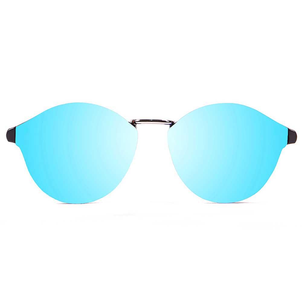 Купить Ocean sunglasses 10308.4 поляризованные солнцезащитные очки Loiret Matte Black Blue Sky Flat Revo/CAT3 7ft.ru в интернет магазине Семь Футов