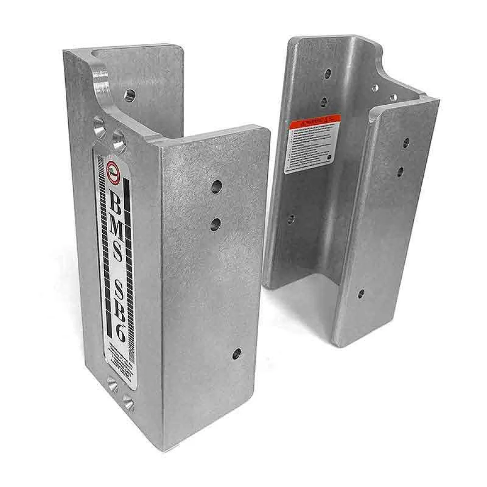 Купить Bobs machine 651-100410000 Фиксированная опора со смещением 254 mm Grey 58x48x30 7ft.ru в интернет магазине Семь Футов