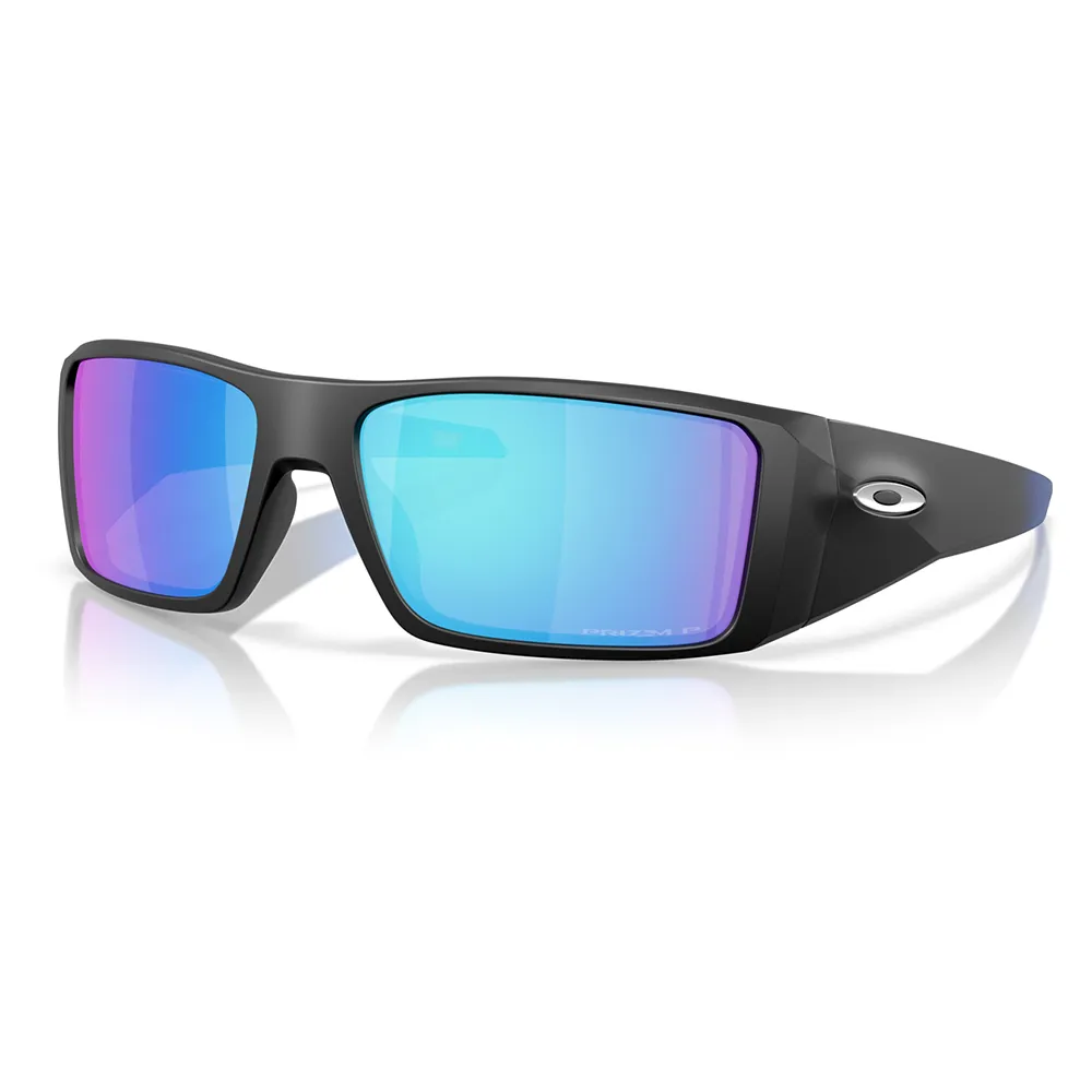 Купить Oakley OO9231-2361-61 поляризованные солнцезащитные очки Heliostat Бесцветный Matte Black Prizm Sapphire Polar/CAT3 7ft.ru в интернет магазине Семь Футов