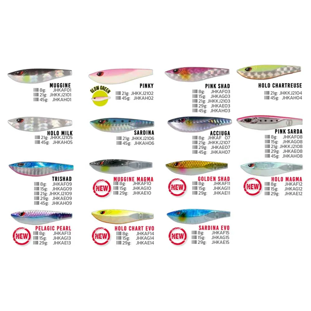 Купить Herakles JHKAG09 Jig Kutter 15g 56 mm  Trishad 7ft.ru в интернет магазине Семь Футов