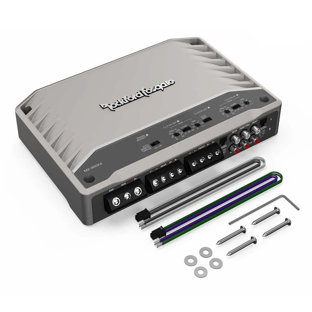 Купить Rockford fosgate 227-m2300x4 M2300X4 4-канальный усилитель Grey 33x24x11 7ft.ru в интернет магазине Семь Футов