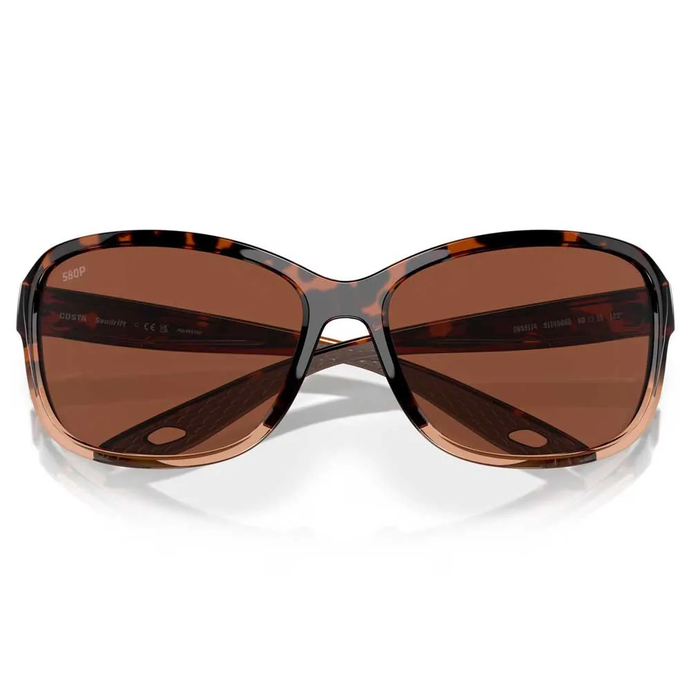 Купить Costa 06s9114-91140660 поляризованные солнцезащитные очки Seadrift Shiny Tortoise Fade 9 25x12x10 Copper 580P/CAT2 7ft.ru в интернет магазине Семь Футов