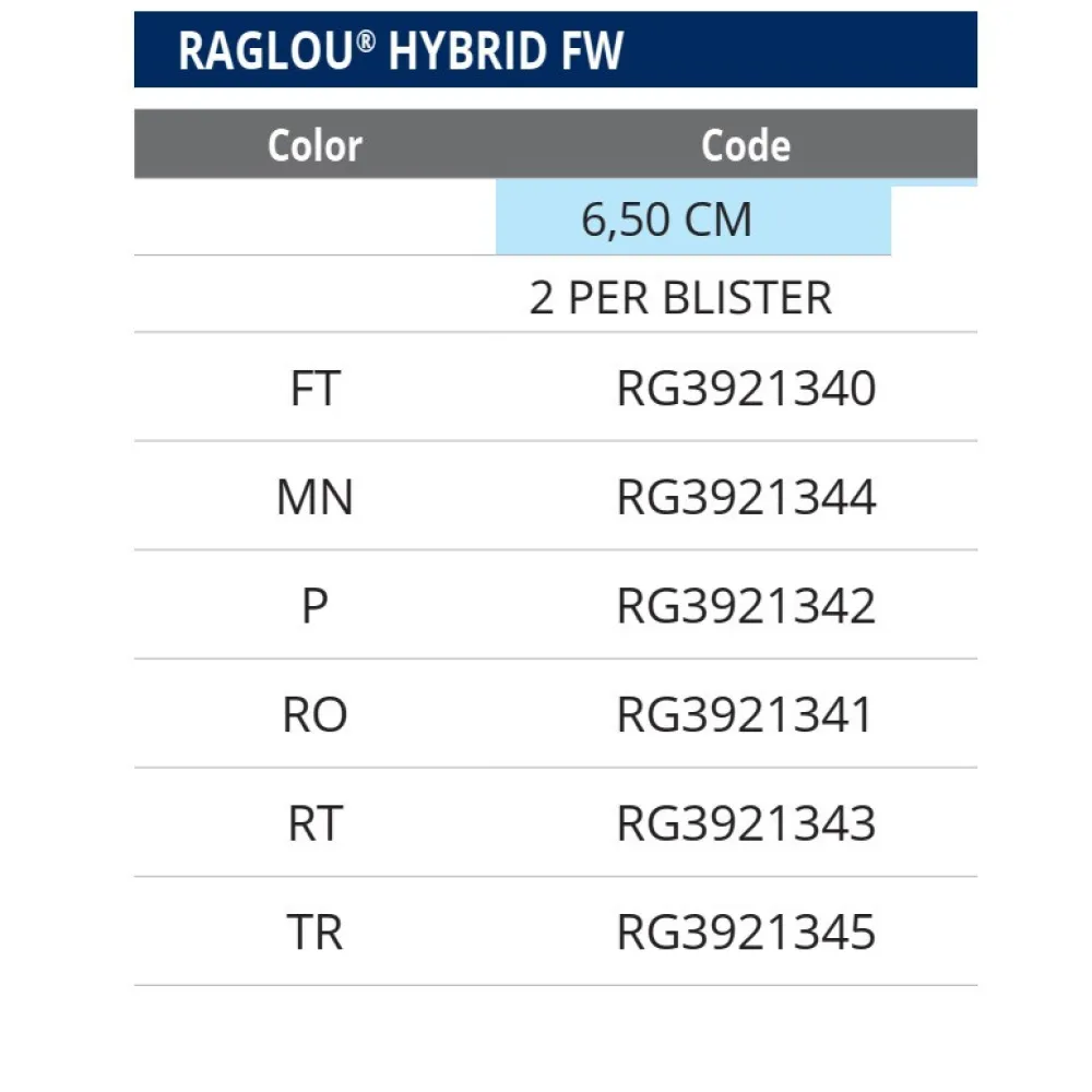 Купить Ragot RG3921344 Угри Raglou Hybrid Fw 65 mm  MN 7ft.ru в интернет магазине Семь Футов