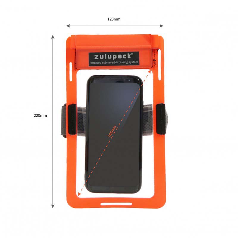 Купить Zulupack WA20456-4O Phone Pocket Телефонный чехол Серебристый Orange 7ft.ru в интернет магазине Семь Футов