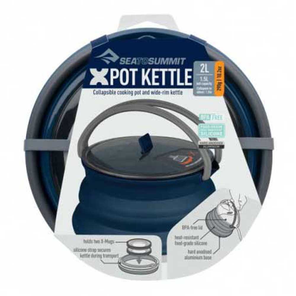 Купить Sea to summit AXKET2.2NB X-Kettle Заварочный чайник 2.2 л Голубой Navy Blue 7ft.ru в интернет магазине Семь Футов
