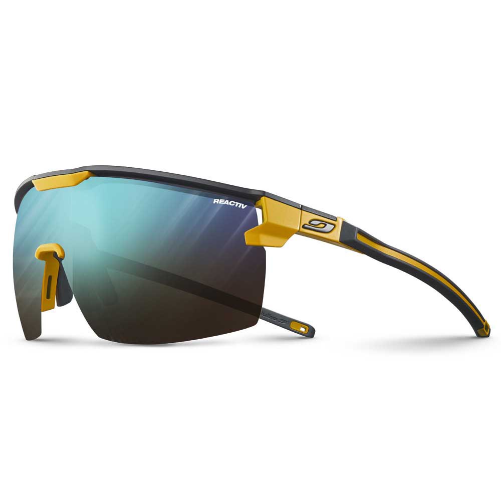 Купить Julbo J5473615 Ultimate Cover Солнцезащитные очки фотохромные поляризованные Yellow / Black Reactiv Performance/CAT2-4 7ft.ru в интернет магазине Семь Футов