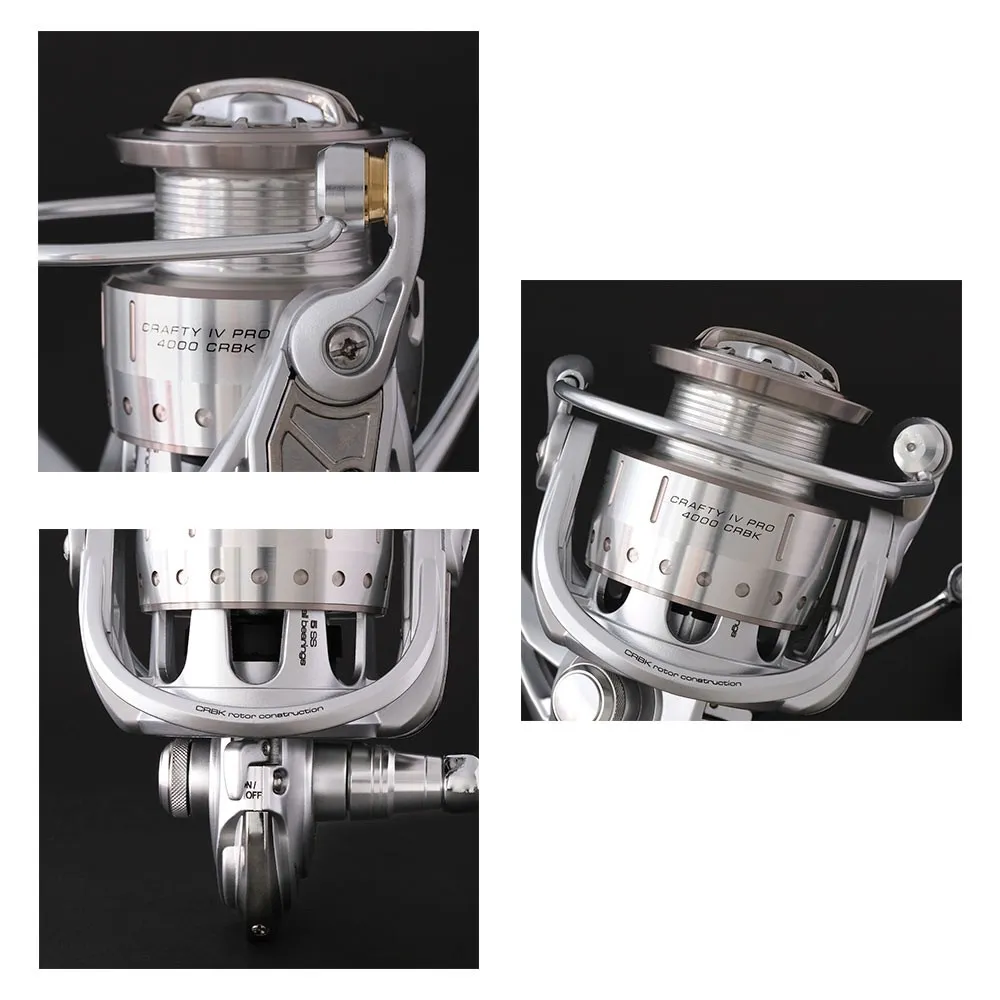 Купить Cinnetic 210234 спиннинговая катушка Crafty IV Pro 2500S Eging Special CRBK Steel 20x20x15 7ft.ru в интернет магазине Семь Футов
