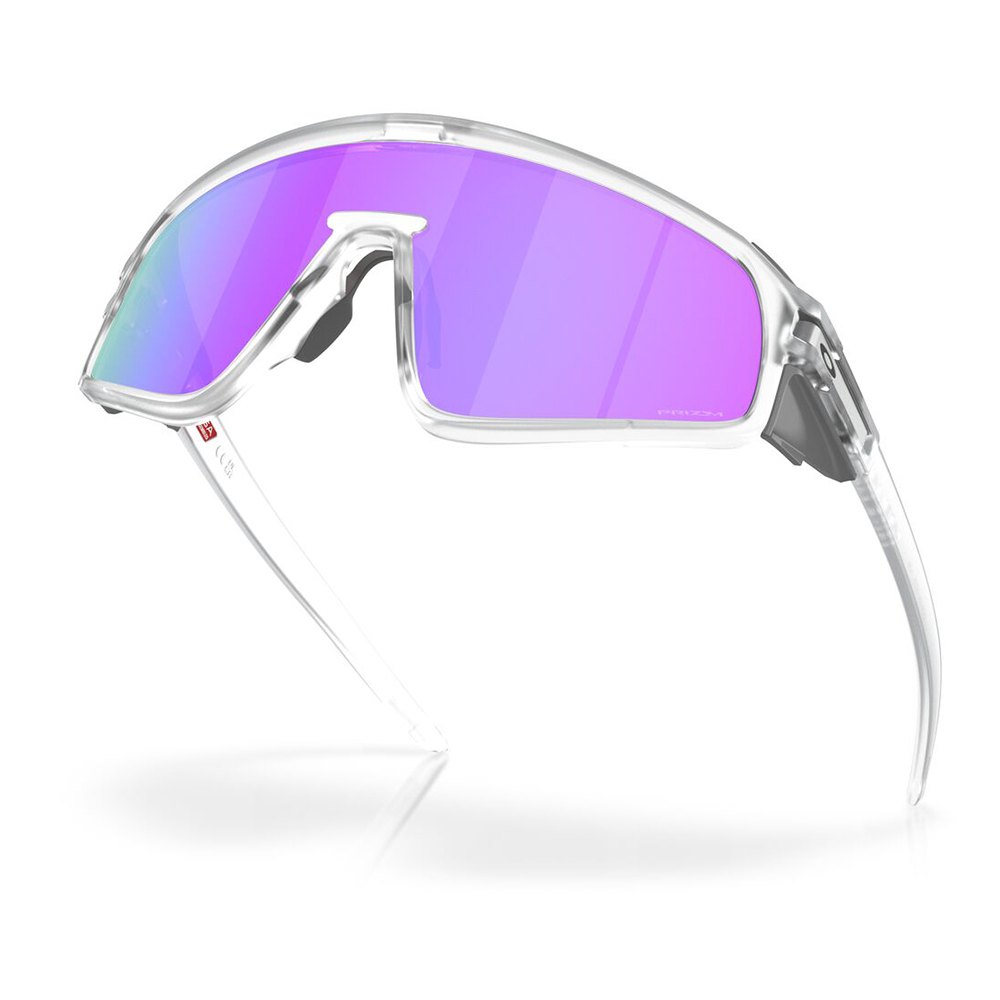 Купить Oakley OO9404-0235 Солнцезащитные очки Latch panel Matte Clear Prizm Violet/CAT3 7ft.ru в интернет магазине Семь Футов