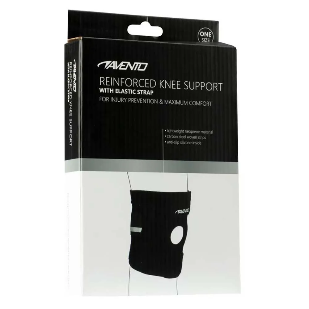 Купить Avento sr044se-blk-os Наколенник Adjustable Black 20x15x5 7ft.ru в интернет магазине Семь Футов