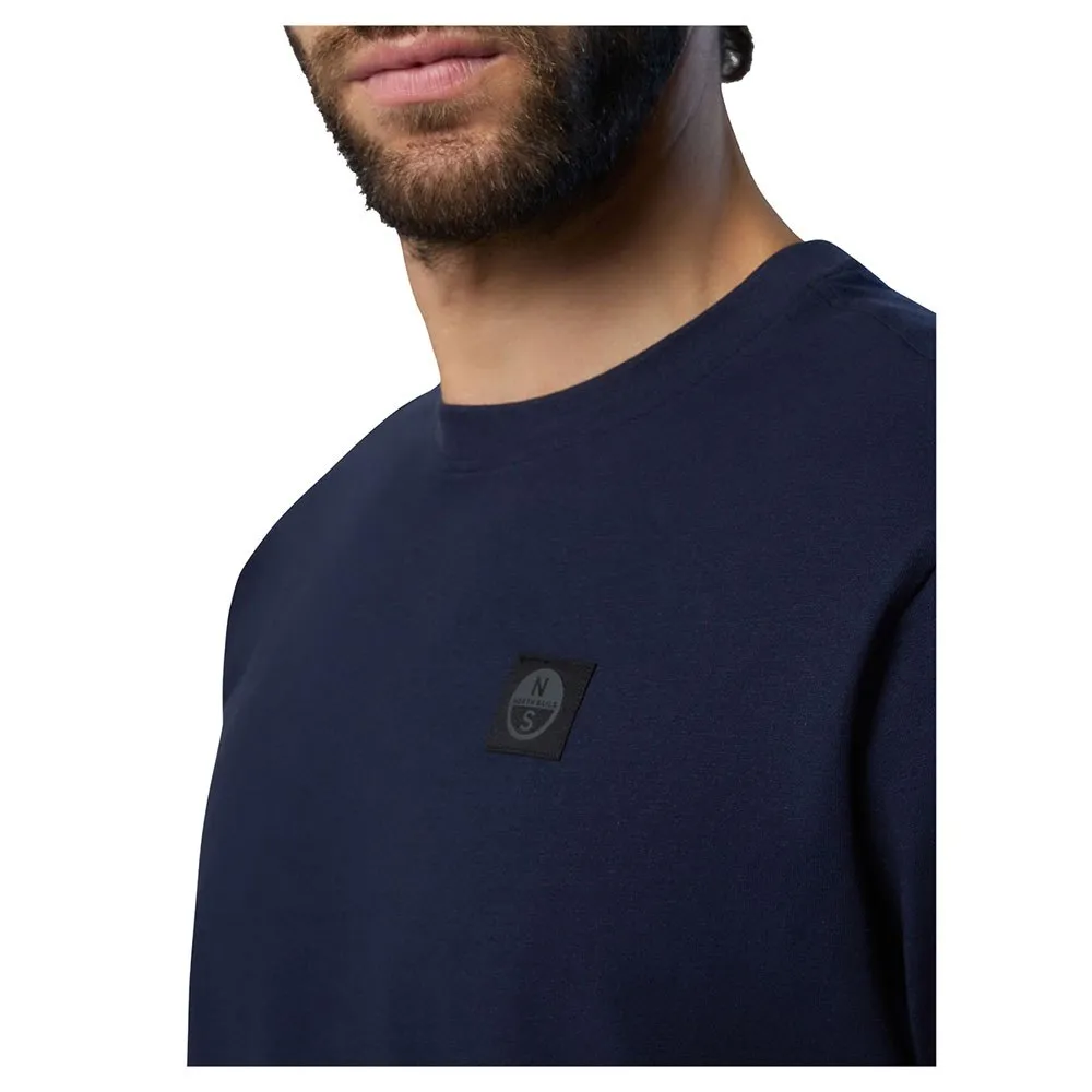 Купить North sails 692860-0802-M Футболка с коротким рукавом Logo Голубой Navy Blue M 7ft.ru в интернет магазине Семь Футов