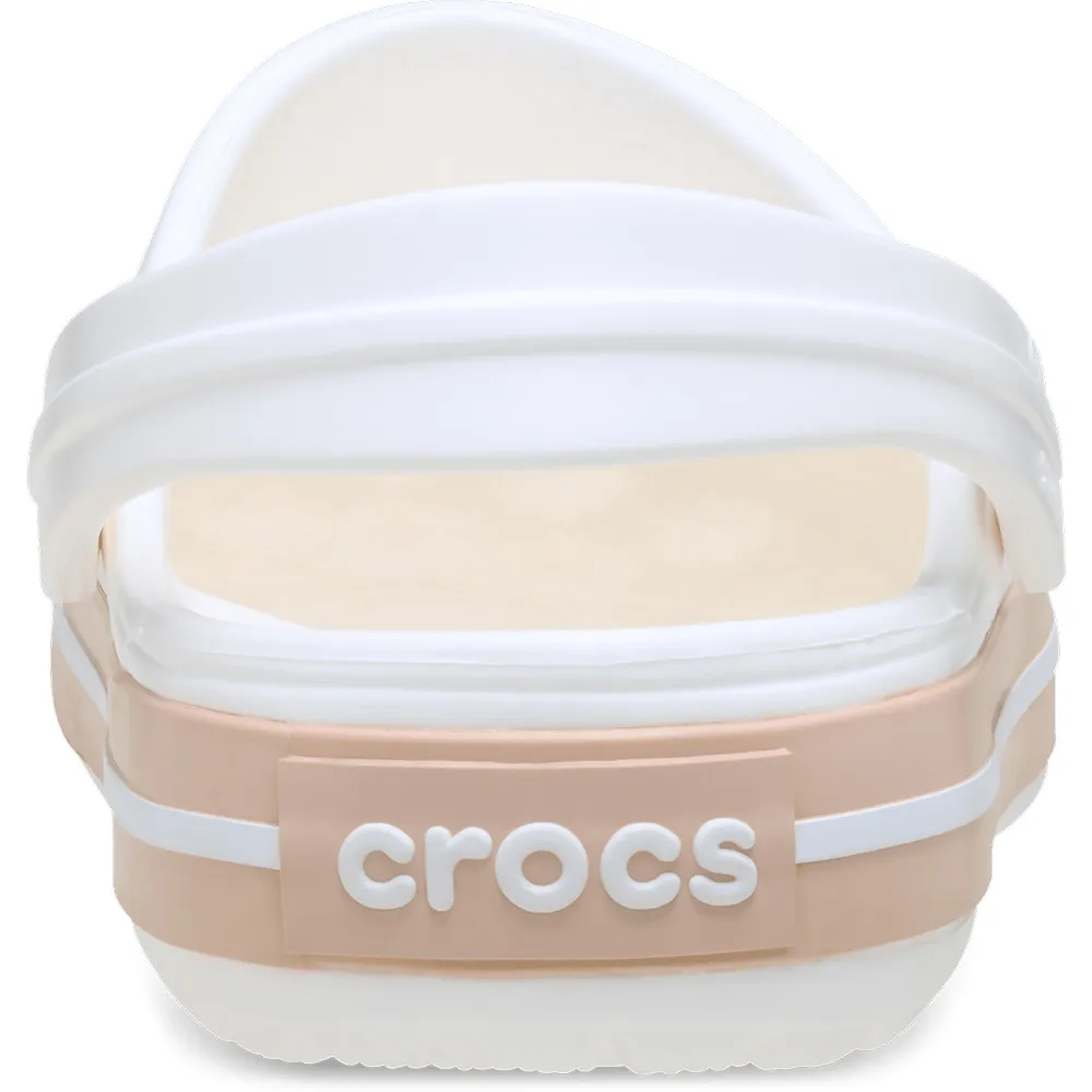 Купить Crocs 11016-1we-11 Деревянные башмаки Band White / Pink Caramel 35x25x15 EU 45 7ft.ru в интернет магазине Семь Футов