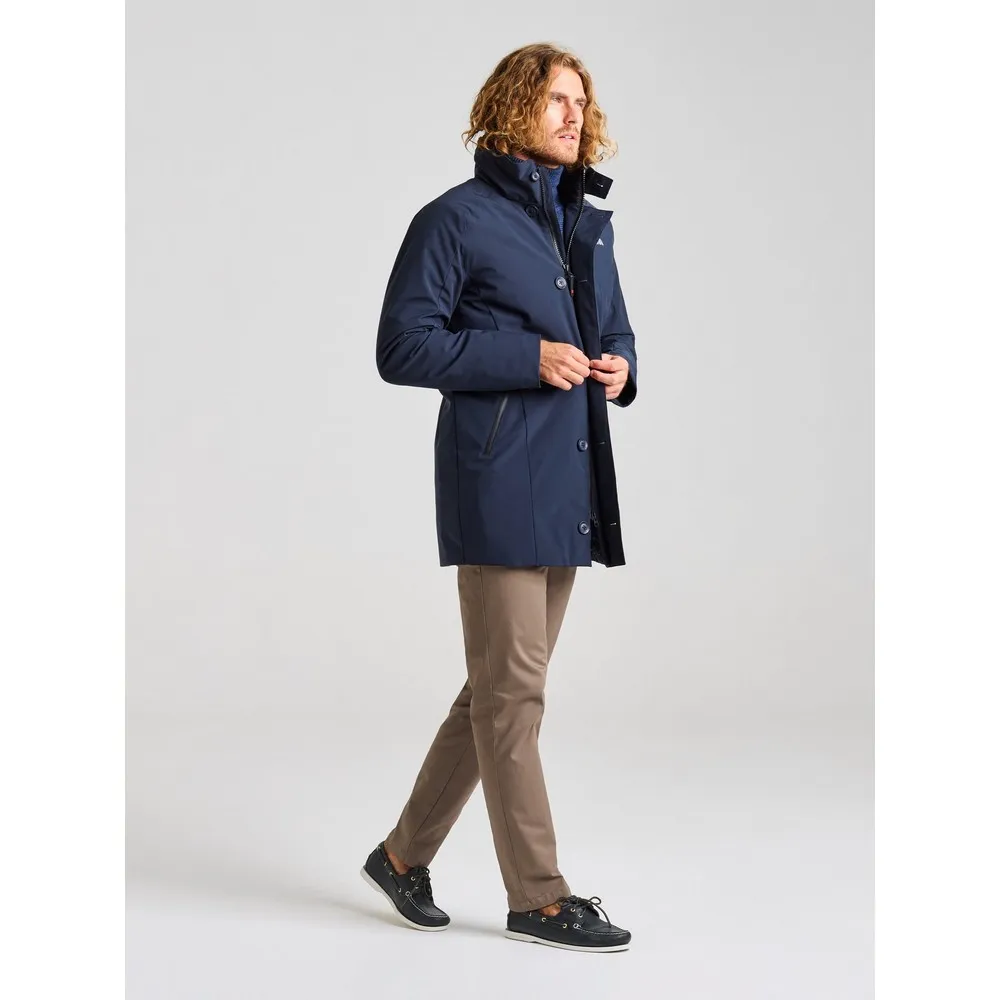 Купить Slam A124003S00-W13-XL Пальто Dock 2.0  Dark Navy XL 7ft.ru в интернет магазине Семь Футов