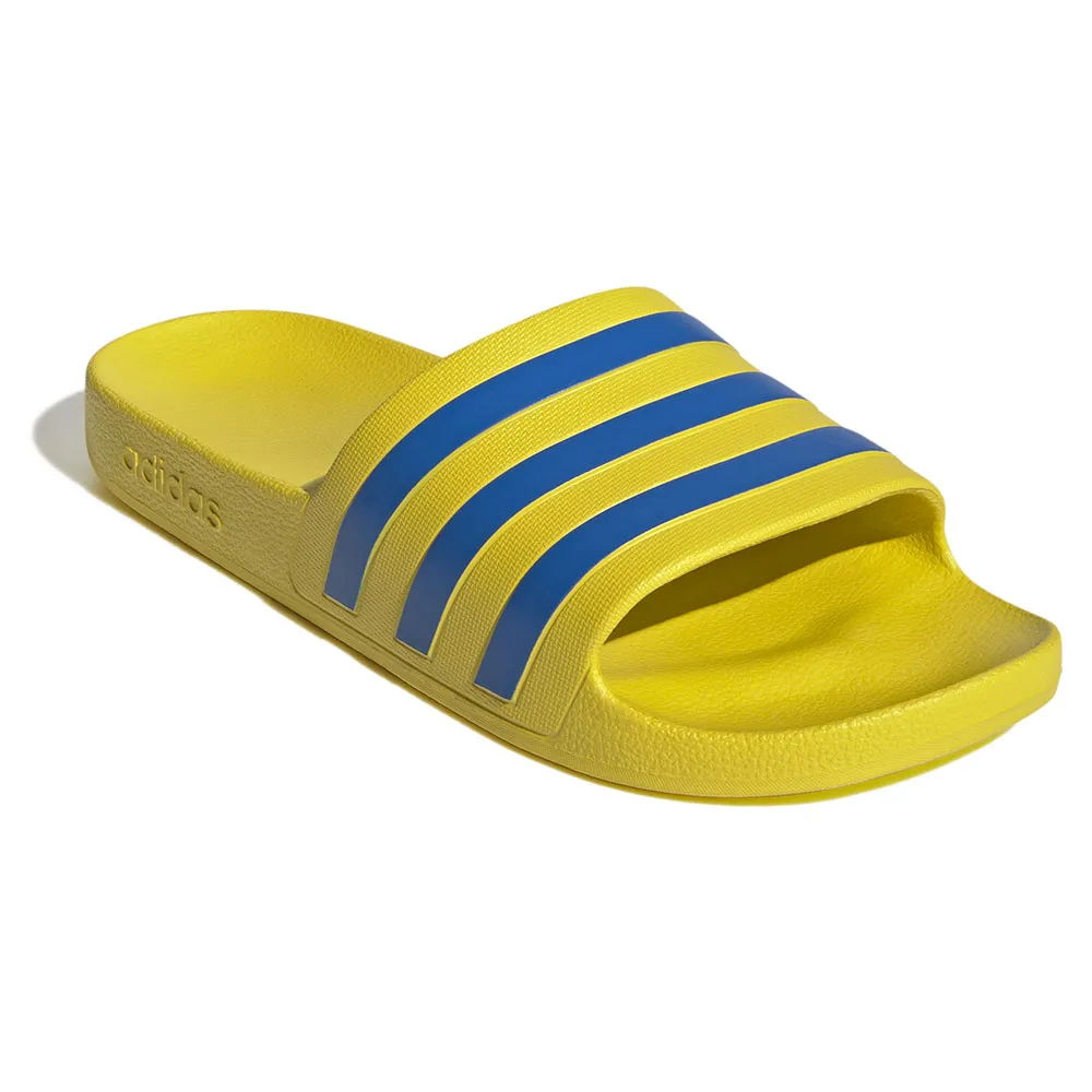 Купить adidas ji2222/7 Шлёпанцы Adilette Aqua Yellow / Bright Royal / Yellow 32x20x10 EU 40 7ft.ru в интернет магазине Семь Футов