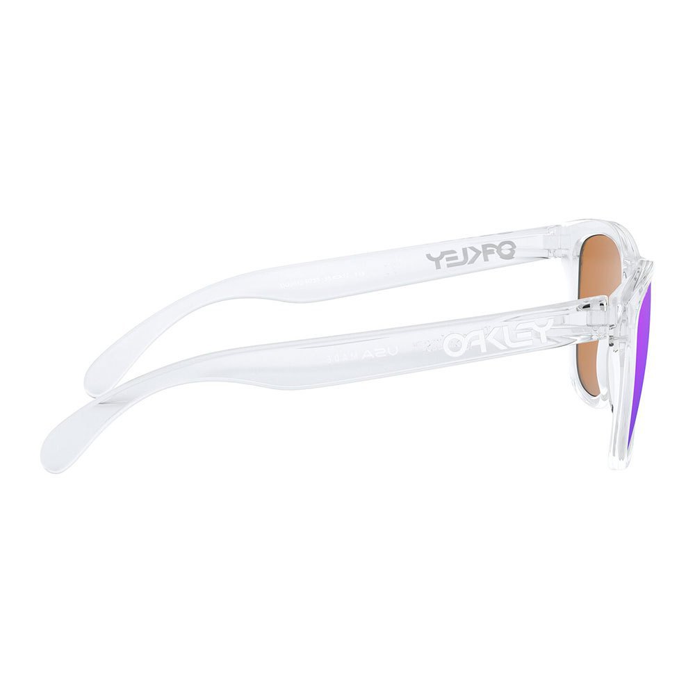 Купить Oakley OO9013-H755 Frogskins Prizm Солнцезащитные Очки Polished Clear Prizm Violet Iridium/CAT3 7ft.ru в интернет магазине Семь Футов