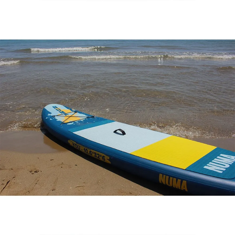 Купить Numa you10.6 Надувной комплект для падлбординга YOU 10´6´´ Blue / Yellow / Blue 43x22x91 320 cm 7ft.ru в интернет магазине Семь Футов