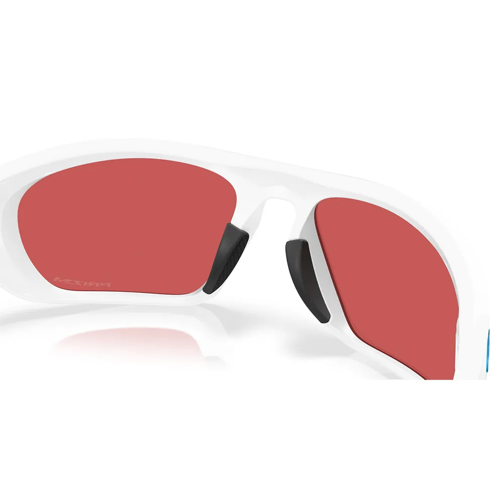 Купить Oakley OO9431-0960-60 Солнцезащитные очки Lateralis Бесцветный Matte White Prizm Snow Sapphire/CAT3 7ft.ru в интернет магазине Семь Футов