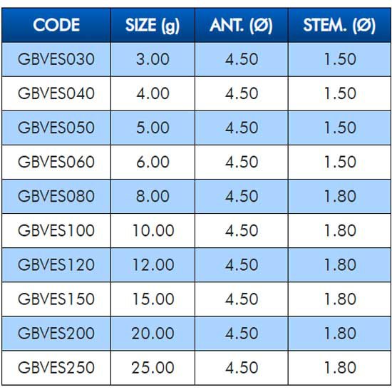 Купить Colmic GBVES050 плавать Venezia Sliding  Orange / Black 5 g 7ft.ru в интернет магазине Семь Футов