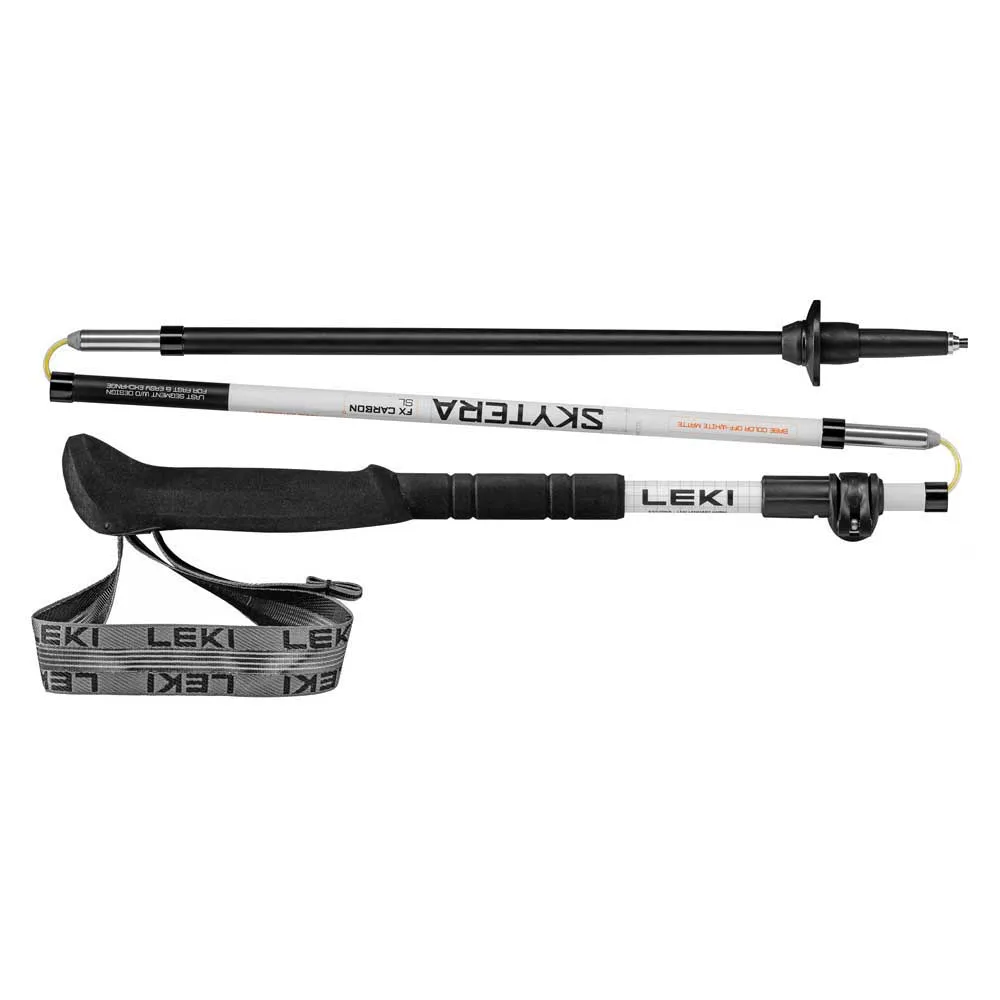 Купить Leki 65520661 трости Skytera FX Carbon SL  White / Black / Orange 110-130 cm 7ft.ru в интернет магазине Семь Футов
