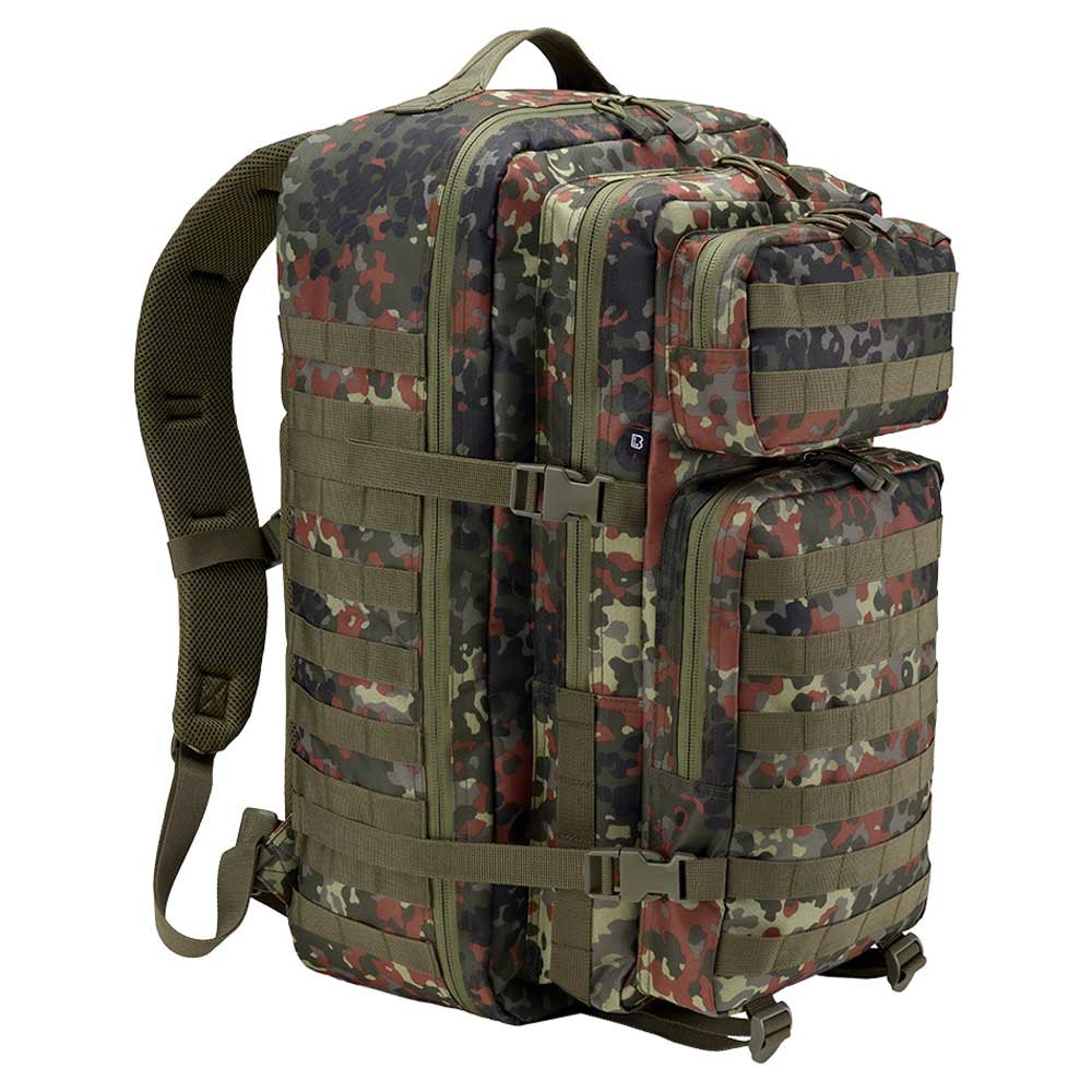 Купить Brandit 8099-15014-OS Рюкзак US Cooper XL 65L Зеленый  Flecktarn 7ft.ru в интернет магазине Семь Футов