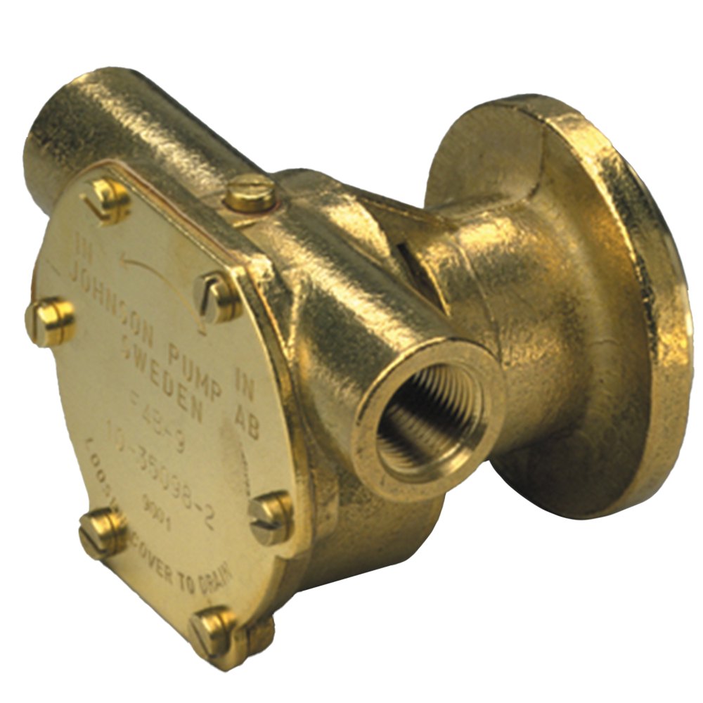 Купить Johnson pump 10-35098-2 F4B-9 Охлаждающий крыльчаточный насос Золотистый Bronze 3/8´´ 7ft.ru в интернет магазине Семь Футов