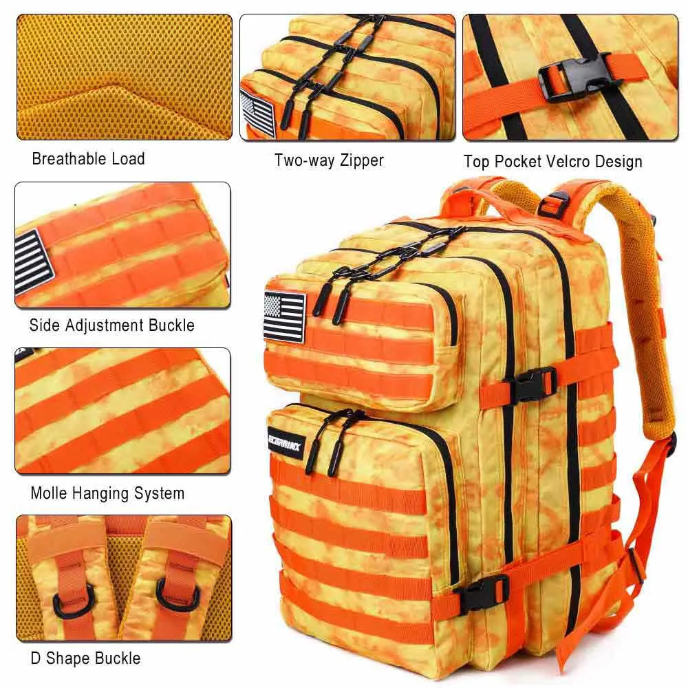 Купить Elitex training v4-45l-orangejungle Рюкзак V1 45L Tactical Orange Jungle 50x35x12 7ft.ru в интернет магазине Семь Футов