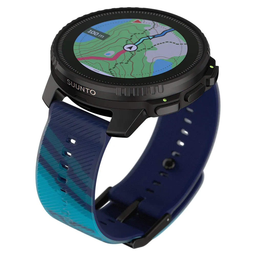 Купить Suunto SS051032000 Часы Vertical Solar UTMB World Series Голубой All Black / Navy Blue 7ft.ru в интернет магазине Семь Футов