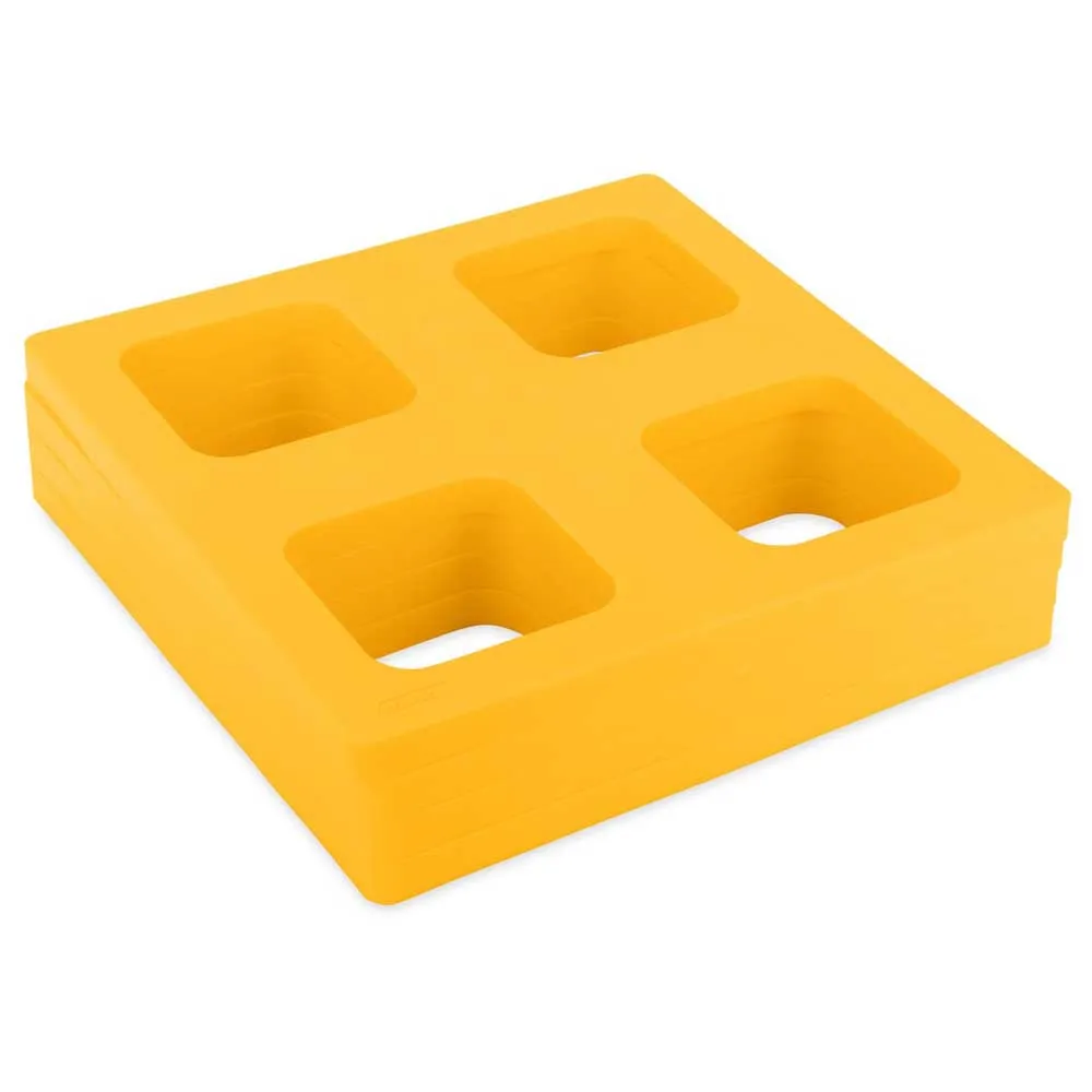 Купить Camco 17-44500 Колпачки для выравнивающих блоков 4 Единицы Yellow 23x23x6 7ft.ru в интернет магазине Семь Футов