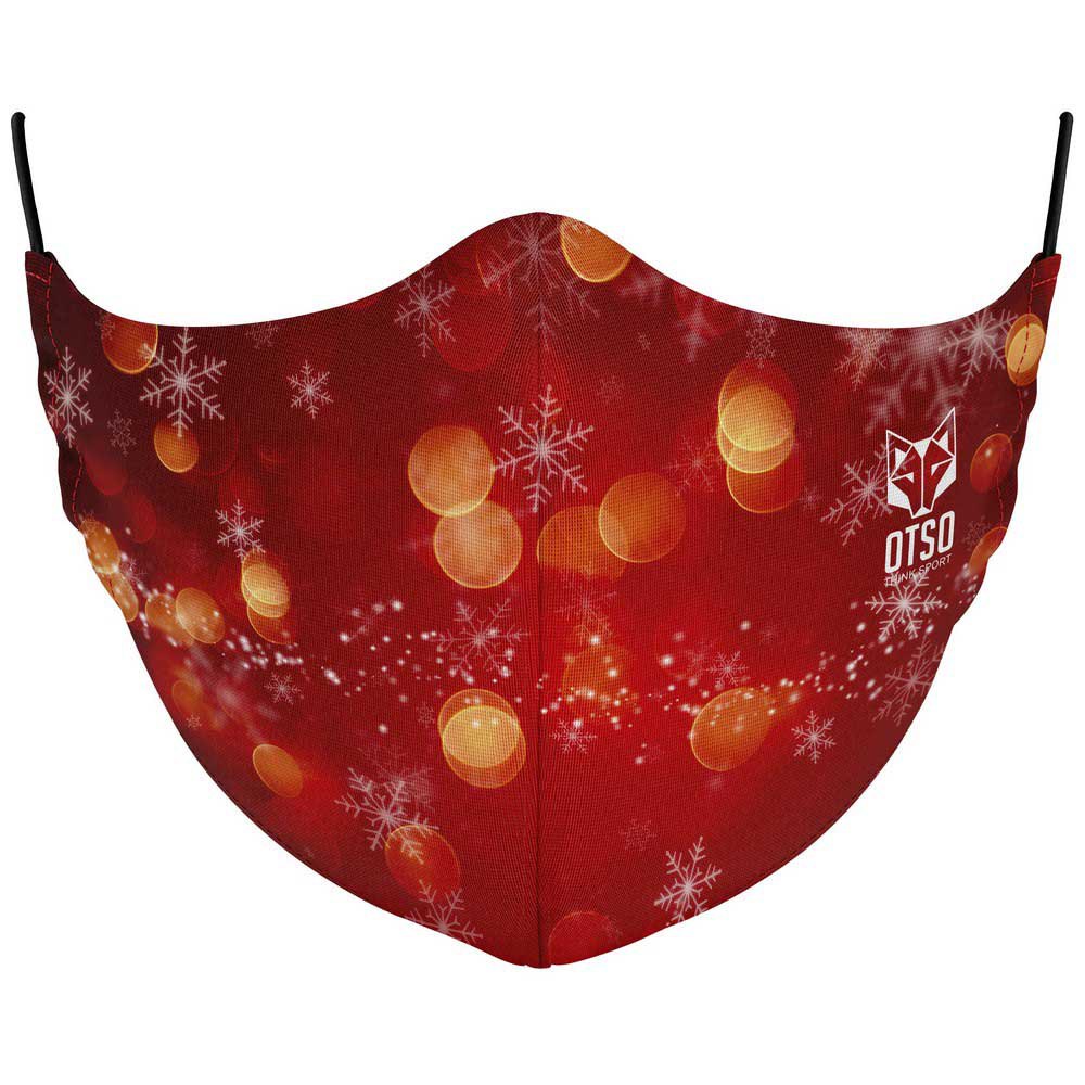 Купить Otso FM-CHRISTRED20-ULXL Christmas In Red Маска для лица Красный Red / Gold L-XL 7ft.ru в интернет магазине Семь Футов