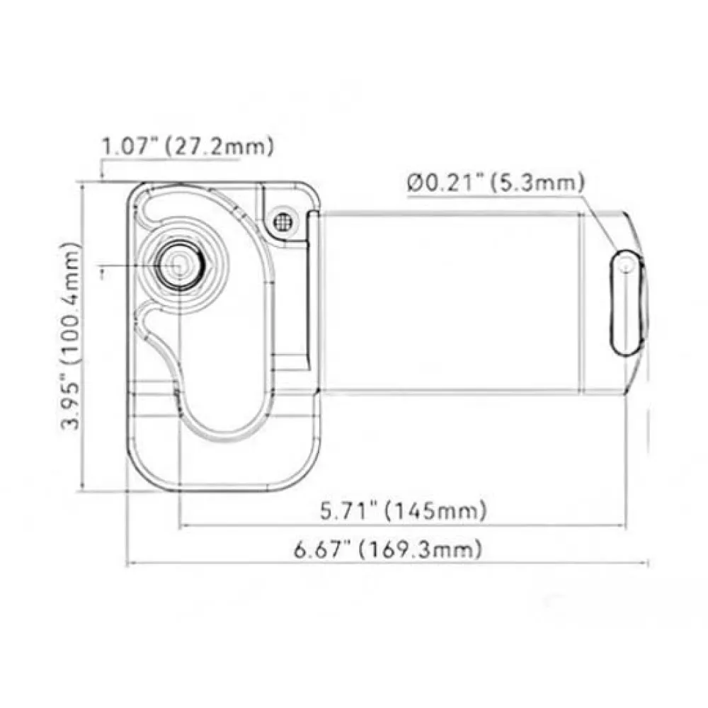 Купить Seaflo sfwm2124301 мотор стеклоочистителя 12NM 43 mm 24V White 25x20x15 7ft.ru в интернет магазине Семь Футов