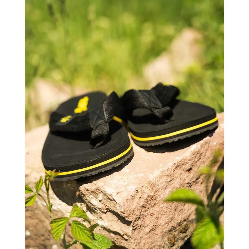 Купить Black cat bo500091 Шлёпанцы Logo Black / Yellow 32x20x10 EU 44 7ft.ru в интернет магазине Семь Футов