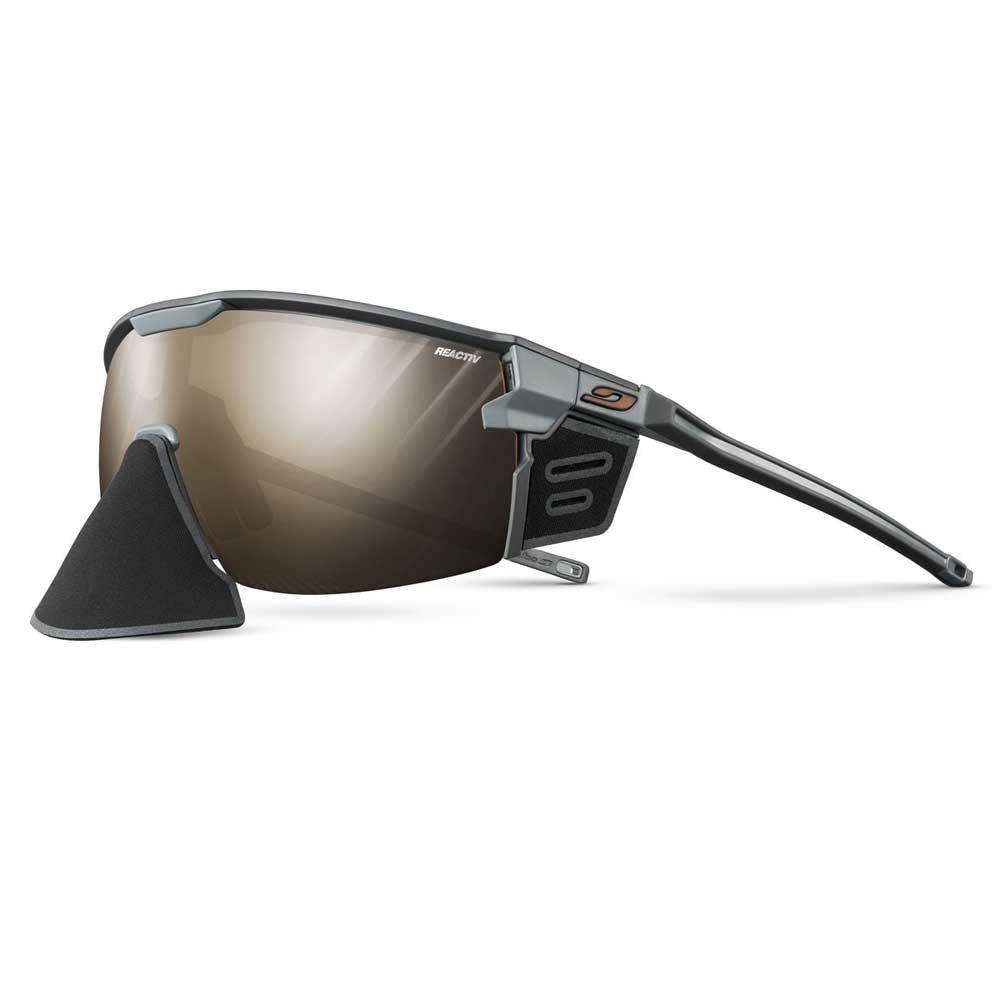 Купить Julbo J5473520 Ultimate Cover Солнцезащитные очки фотохромные поляризованные Grey / Grey / Silver Flash Reactiv Perforomance 2-4/CAT2-4 7ft.ru в интернет магазине Семь Футов