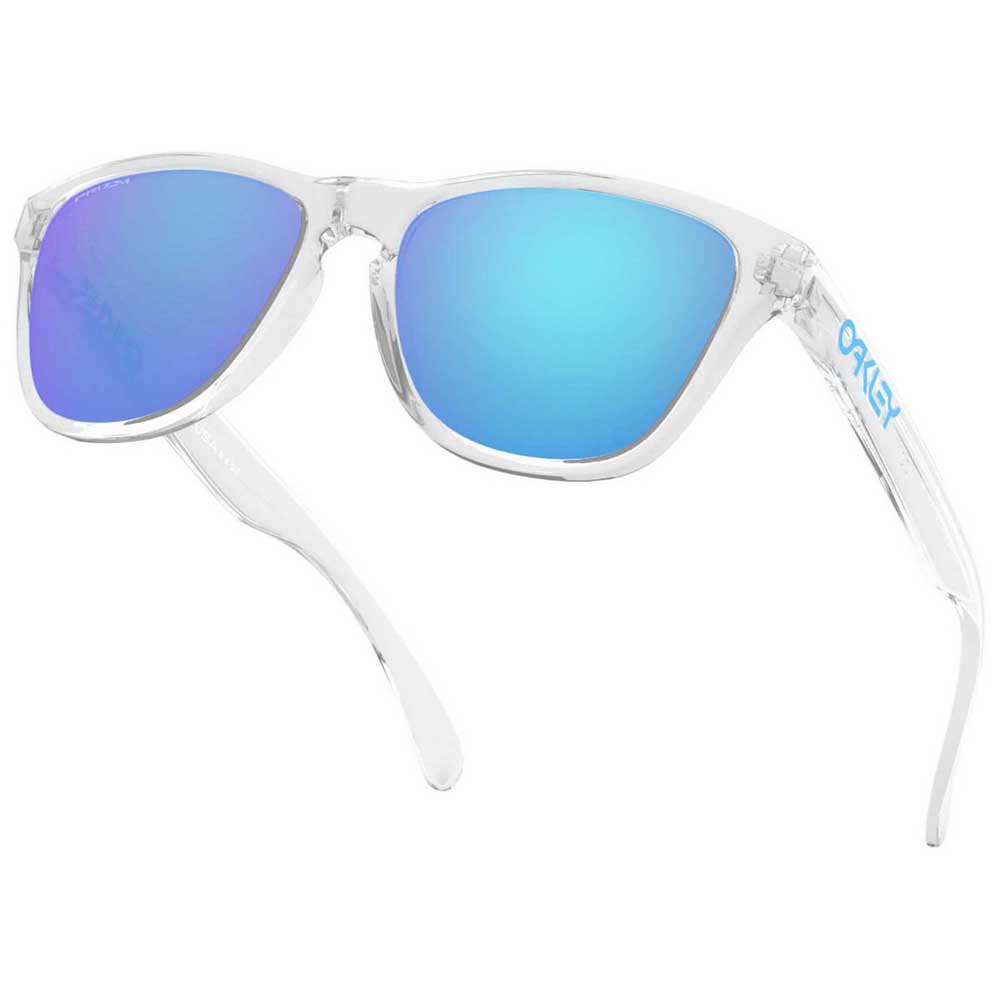 Купить Oakley OJ9006-1553 Frogskins XS Prizm Солнцезащитные Очки Polished Clear Prizm Sapphire/CAT3 7ft.ru в интернет магазине Семь Футов