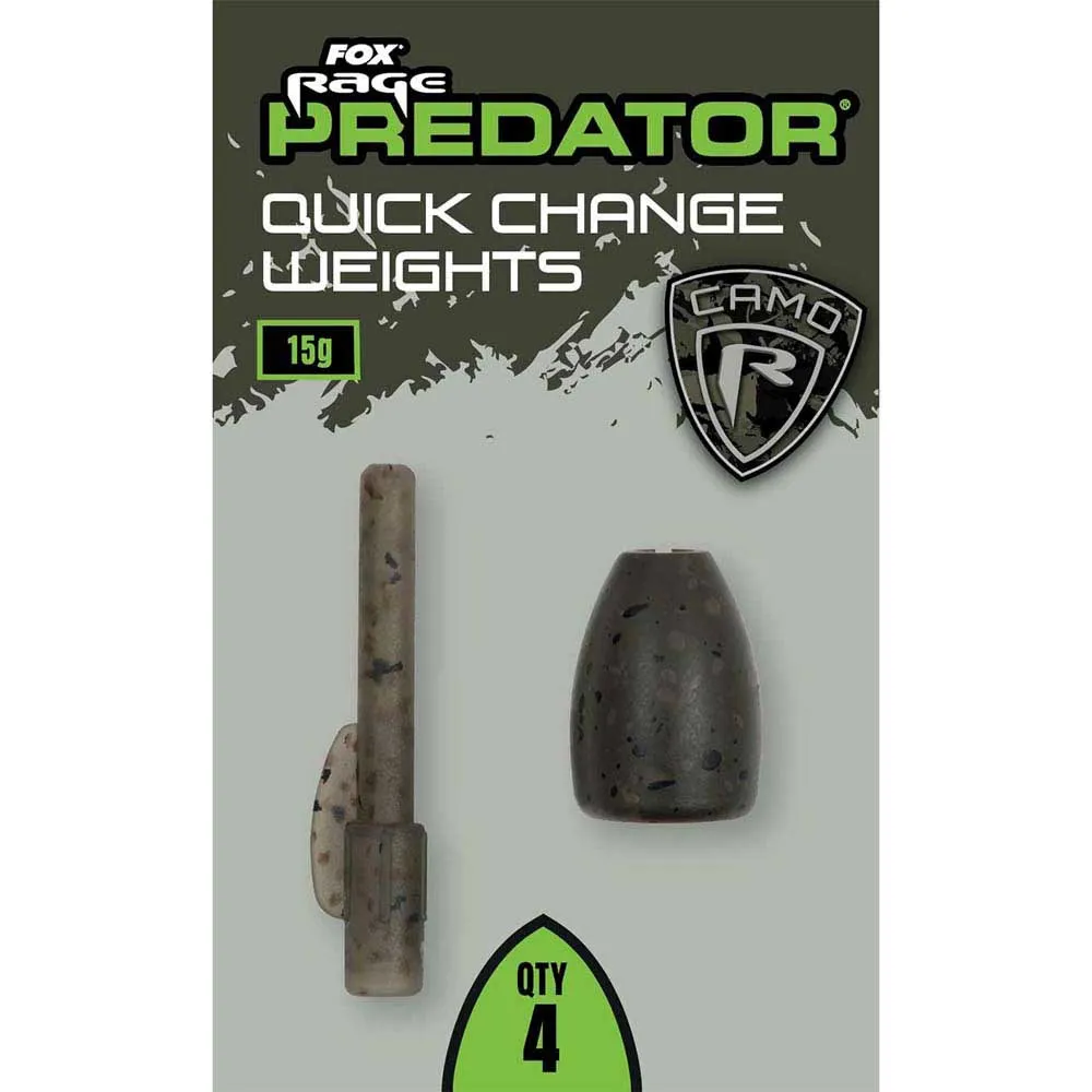 Купить Fox rage FAC086-UNIT свинцовый датчик Predator Camo Quick Camo 15 g 7ft.ru в интернет магазине Семь Футов