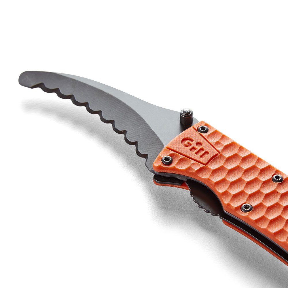 Купить Личный спасательный нож со складным лезвием Gill MT009 165мм оранжевый из нержавеющей стали 7ft.ru в интернет магазине Семь Футов